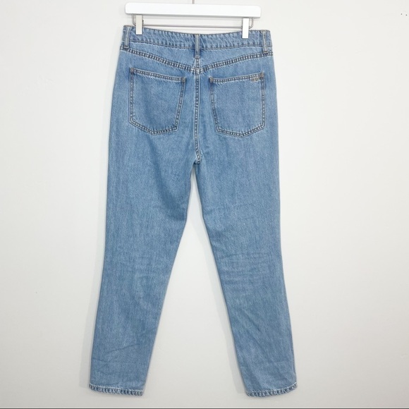 OAT High Rise Straight Leg Jeans Size 28 - Picture 6 of 9